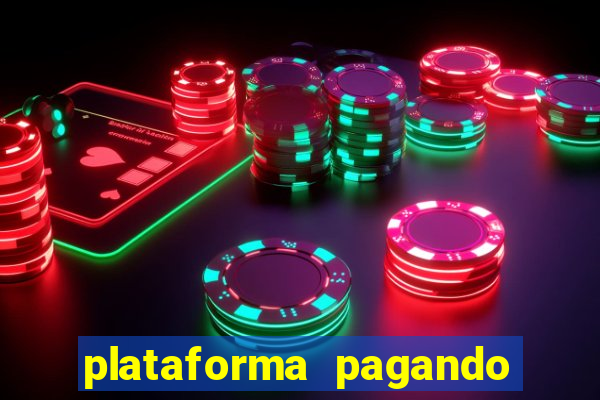 plataforma pagando bonus no cadastro